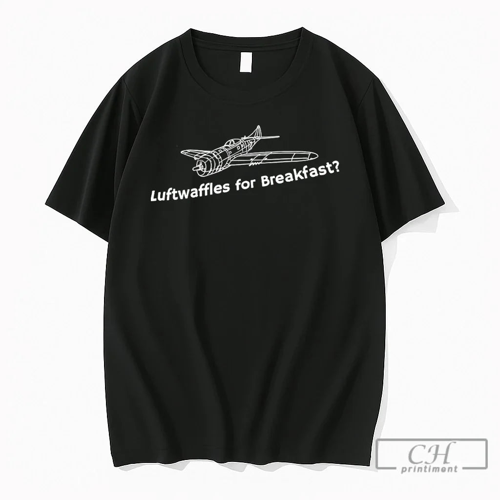 Premium Plane Luftwaffles For Breakfast 2026 - Adult & Kids T-Shirts, Sweatshirts & Hoodies apparel design preview 1
