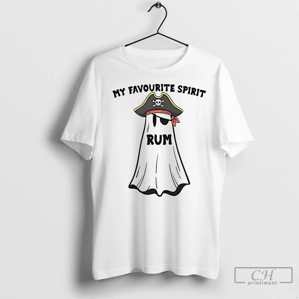 Premium Rum My Favouirte Spirit - Adult & Kids T-Shirts, Sweatshirts & Hoodies apparel design preview 1