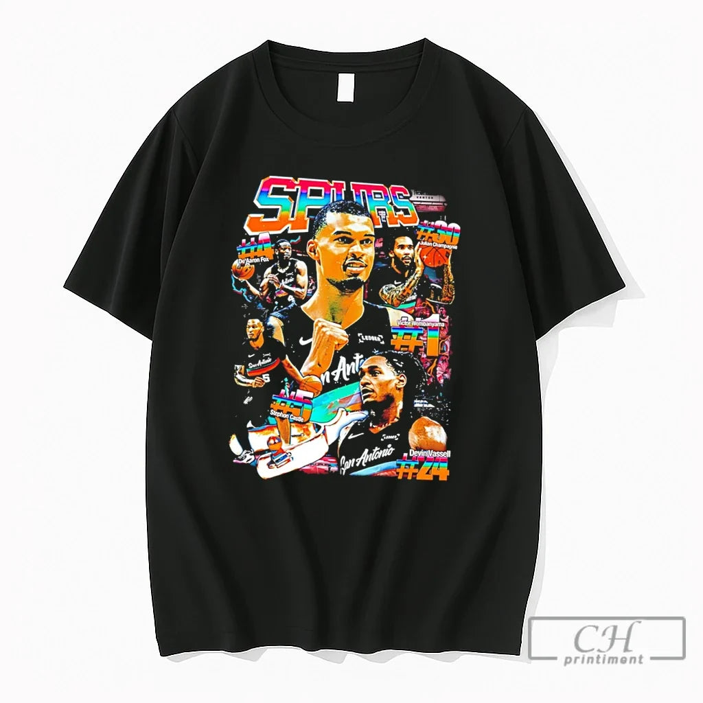 Premium San Antonio Spurs Team Member Vintage - Adult & Kids T-Shirts, Sweatshirts & Hoodies apparel design preview 1