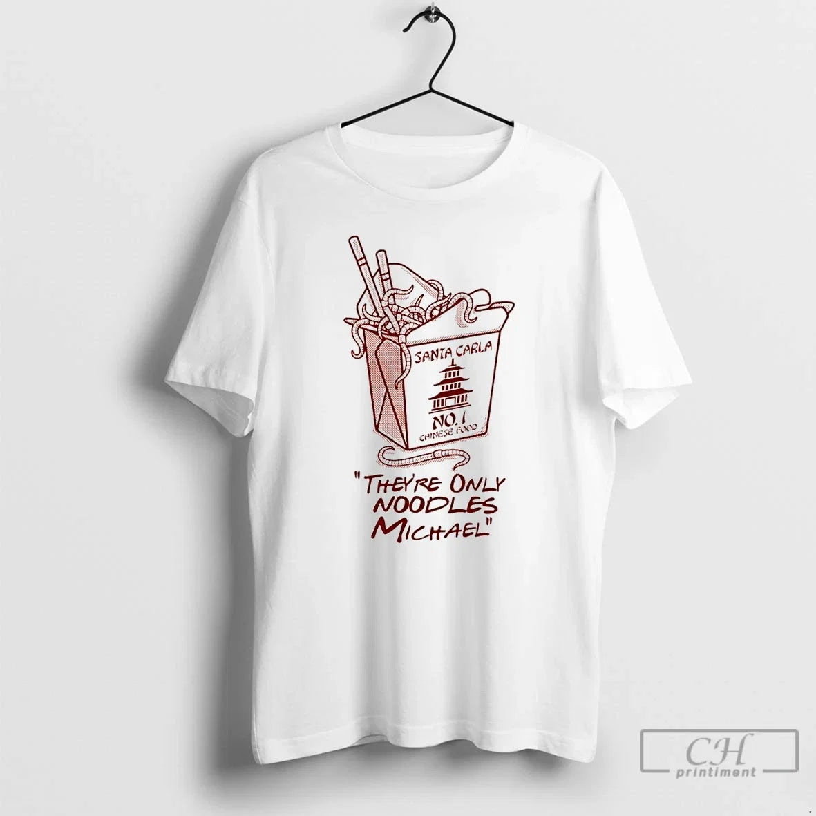 Premium Santa Carla No 1 Chinese Food Theyre Only - Adult & Kids T-Shirts, Sweatshirts & Hoodies apparel design preview 1