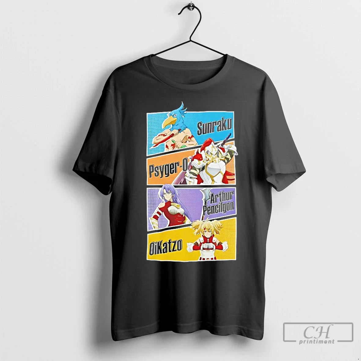 Premium Shangri La Frontier Character Panels - Adult & Kids T-Shirts, Sweatshirts & Hoodies apparel design preview 1