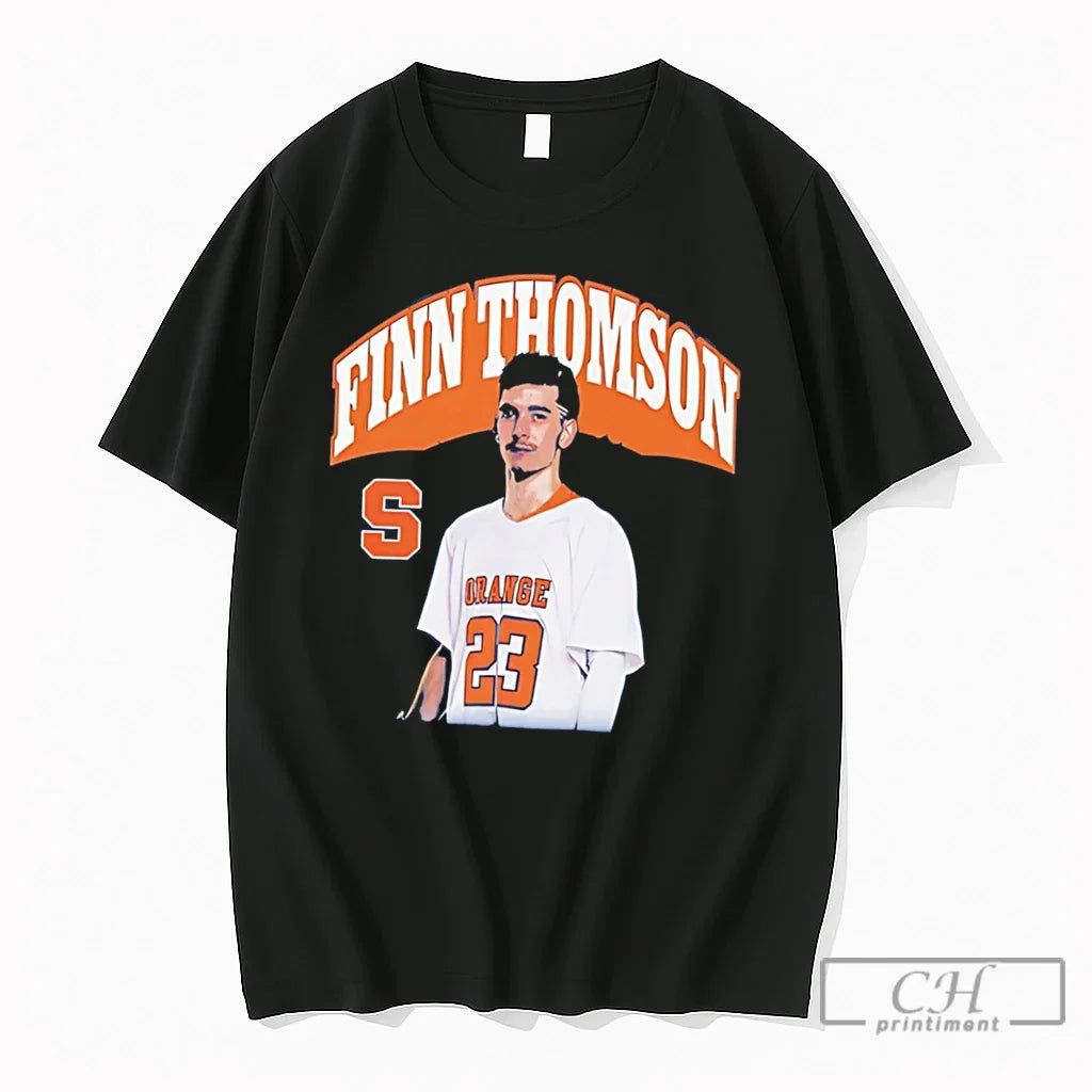 Premium Syracuse Orange Mens Lacrosse Finn Thomson - Adult & Kids T-Shirts, Sweatshirts & Hoodies apparel design preview 1