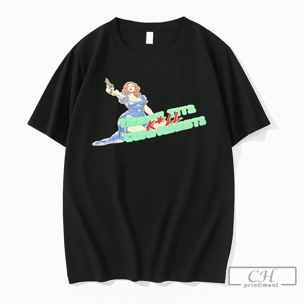 Premium Tamara Counter Strike These Tits Communists - Adult & Kids T-Shirts, Sweatshirts & Hoodies apparel design preview 1