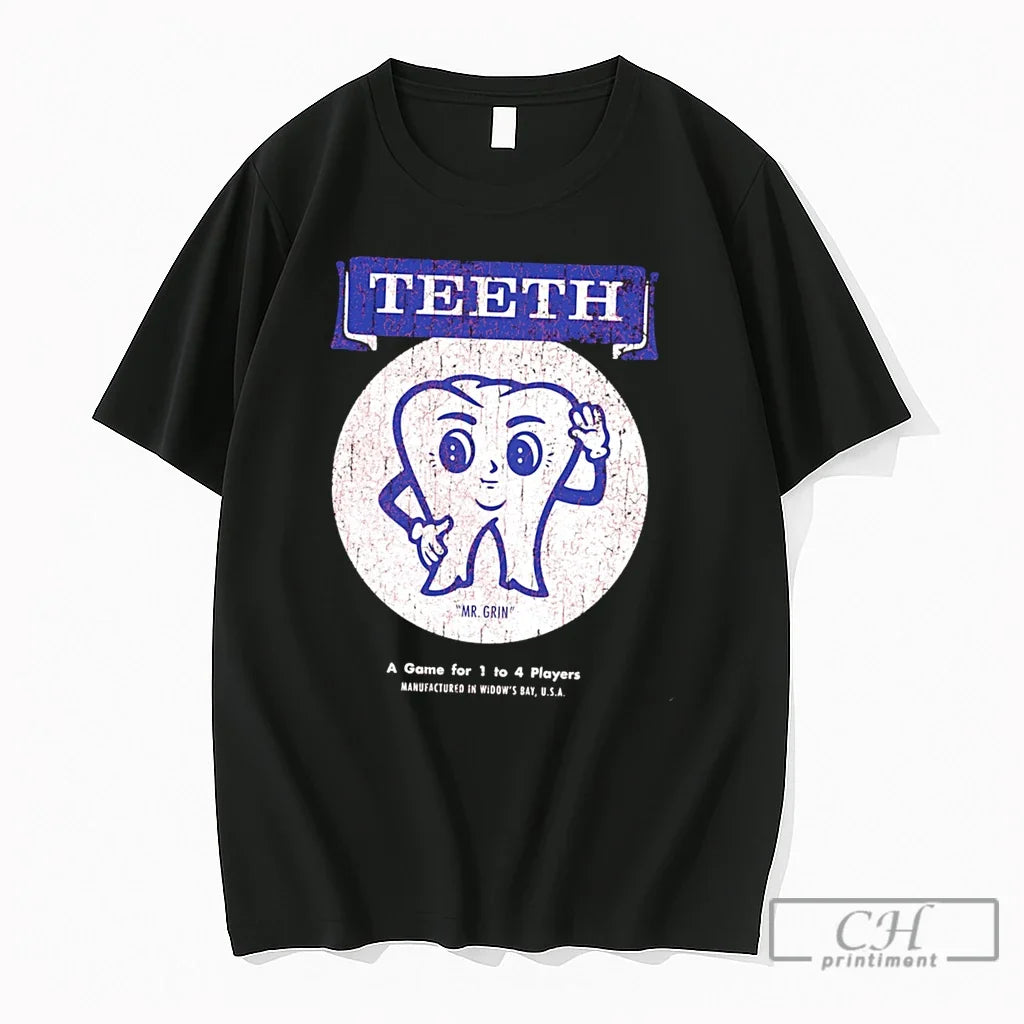 Premium Teeth A Game For 1 To 4 Player - Adult & Kids T-Shirts, Sweatshirts & Hoodies apparel design preview 1