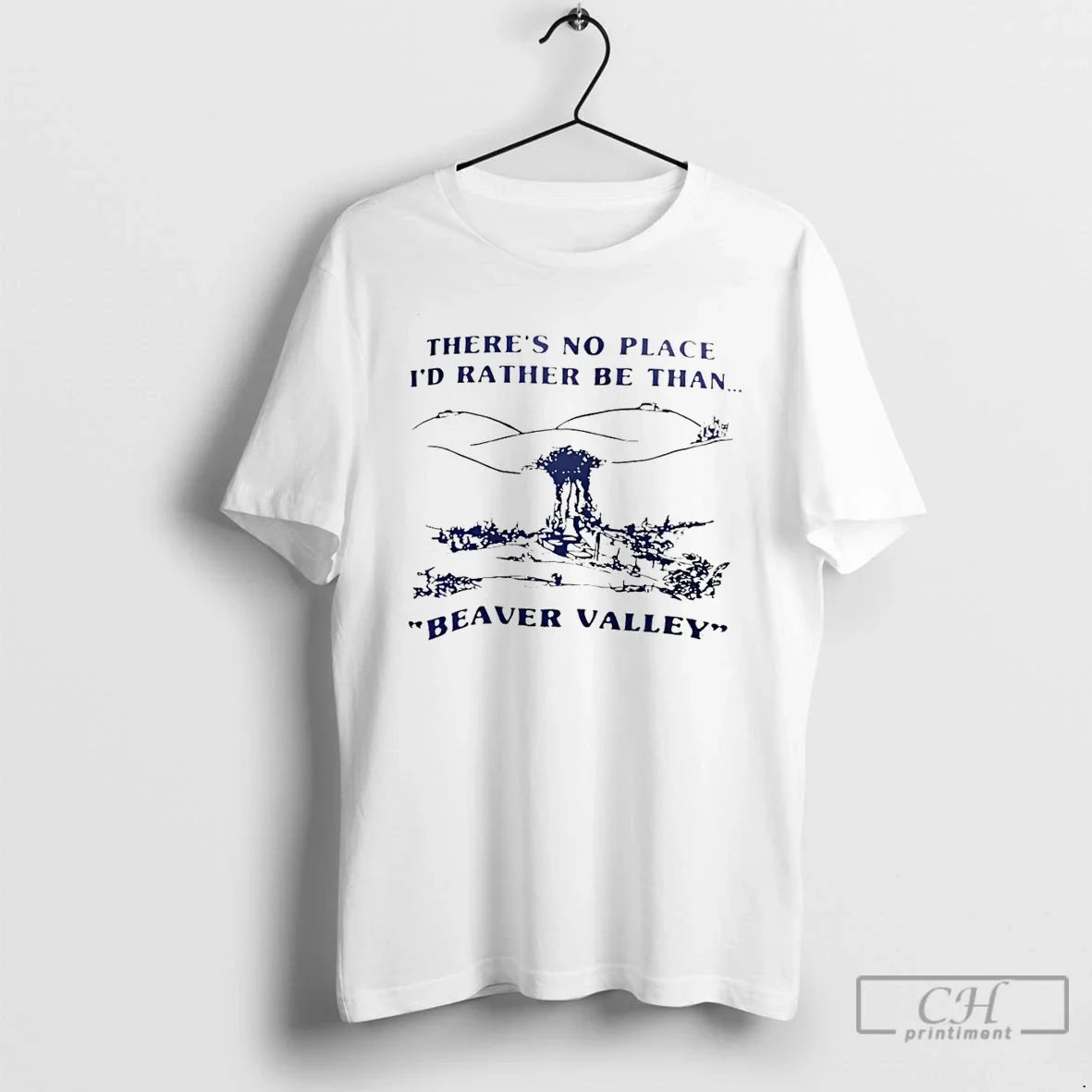 Premium Theres No Place Id Rather Be Than Beaver - Adult & Kids T-Shirts, Sweatshirts & Hoodies apparel design preview 1