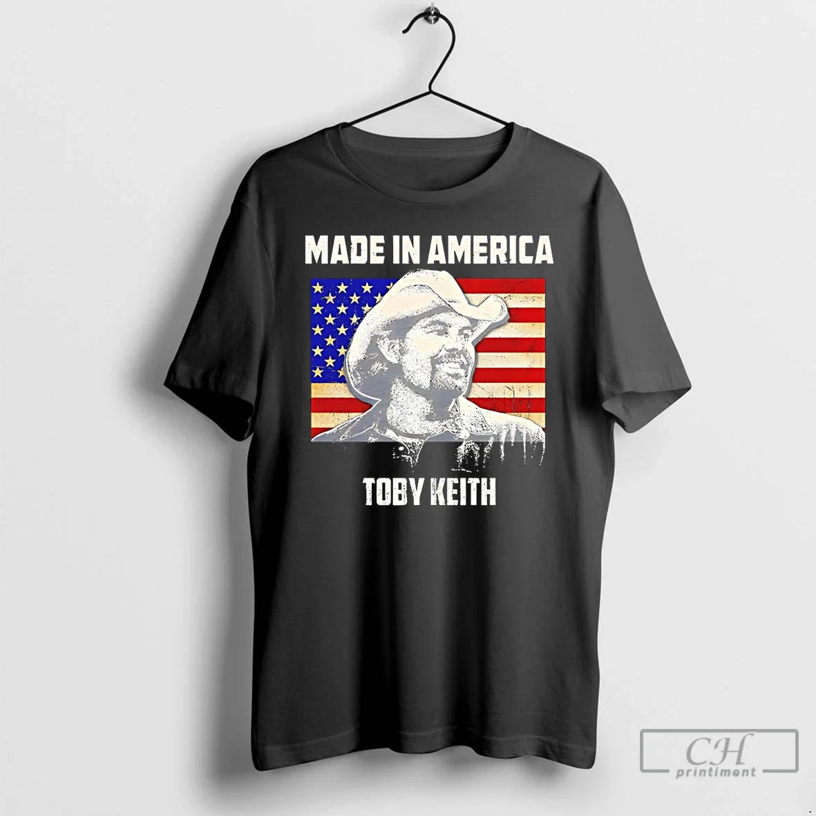 Premium Toby Keith Made In America 250 Years Of - Adult & Kids T-Shirts, Sweatshirts & Hoodies apparel design preview 1