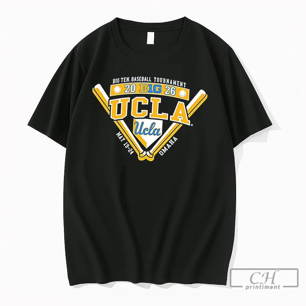 Premium Ucla Bruins 2026 Big Ten Baseball Tournament - Adult & Kids T-Shirts, Sweatshirts & Hoodies apparel design preview 1