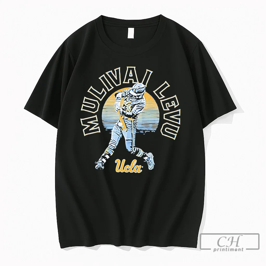 Premium Ucla Bruins Softball Levu Mulivai Graphic - Adult & Kids T-Shirts, Sweatshirts & Hoodies apparel design preview 1