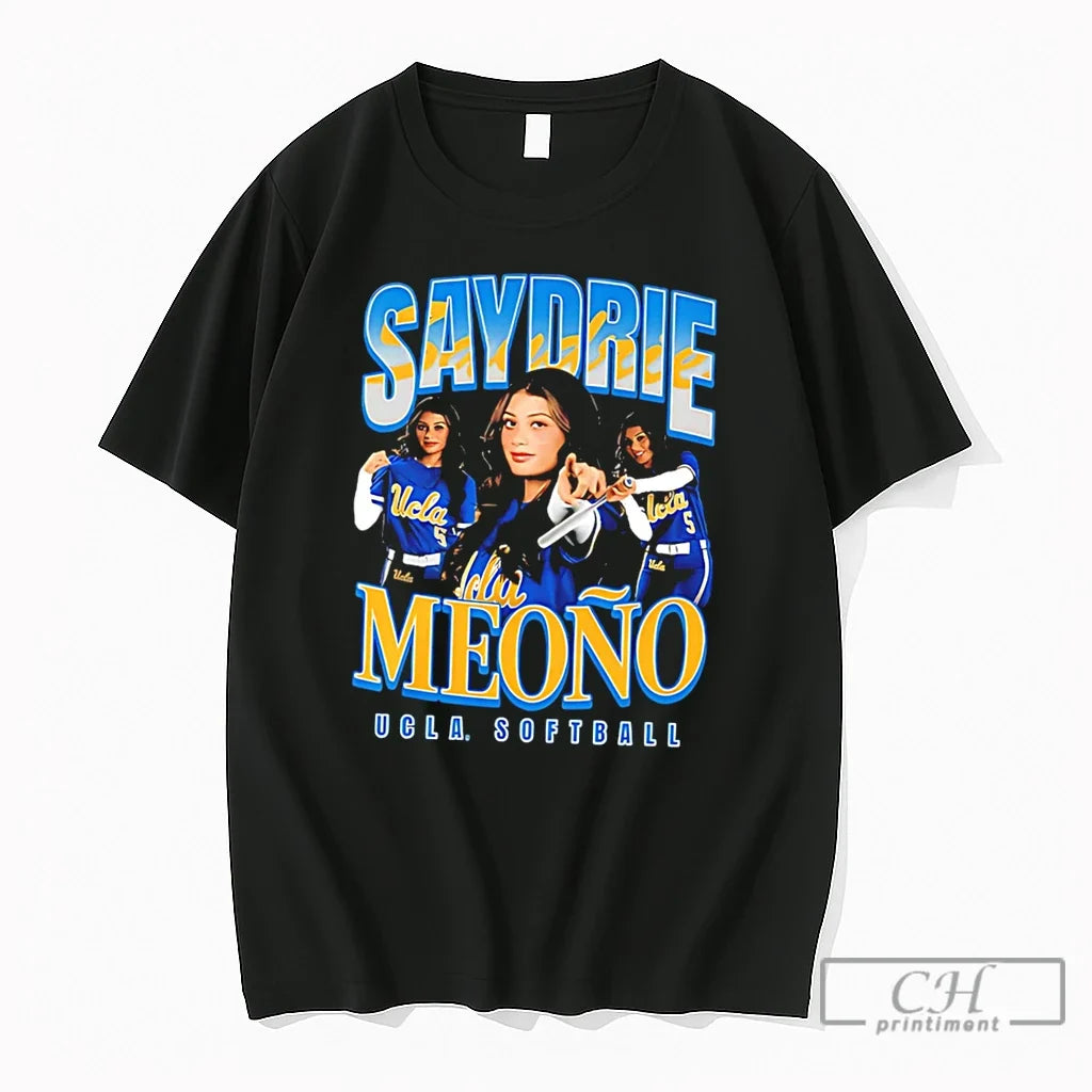Premium Ucla Softball Saydrie Janelle Meono Portrait - Adult & Kids T-Shirts, Sweatshirts & Hoodies apparel design preview 1