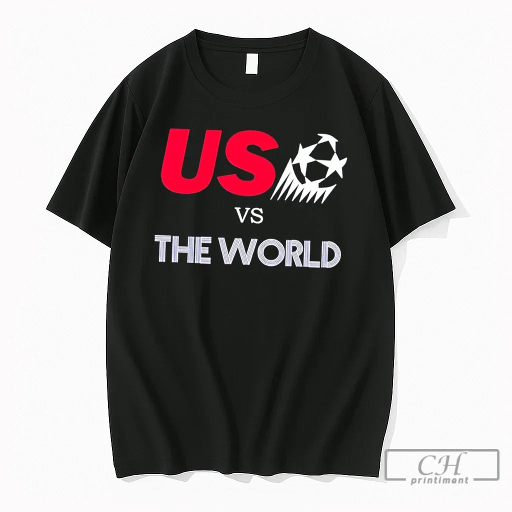 Premium Usa Vs The World 2026 Soccer - Adult & Kids T-Shirts, Sweatshirts & Hoodies apparel design preview 1