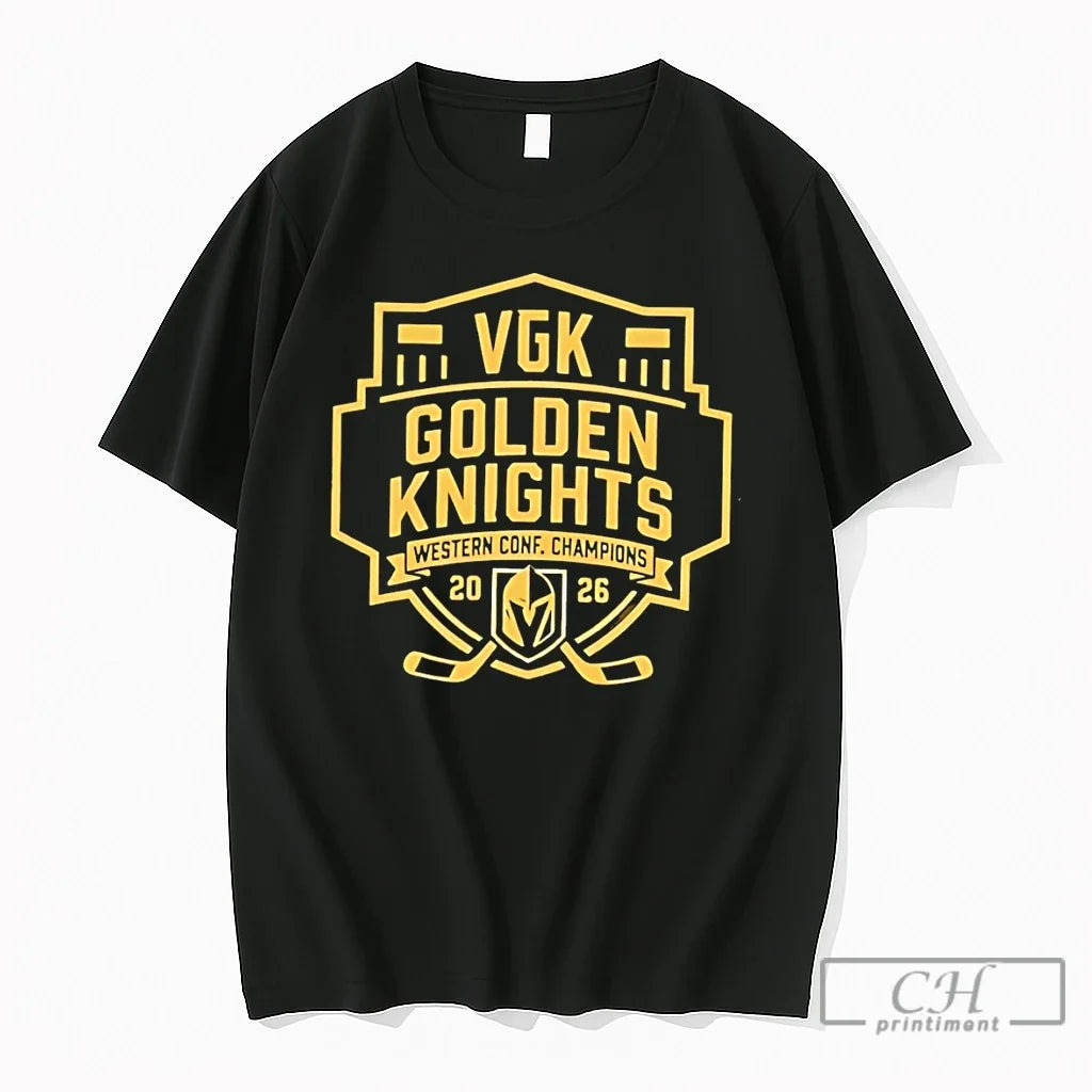 Premium Vgk Vegas Golden Knights Vs Western - Adult & Kids T-Shirts, Sweatshirts & Hoodies apparel design preview 1