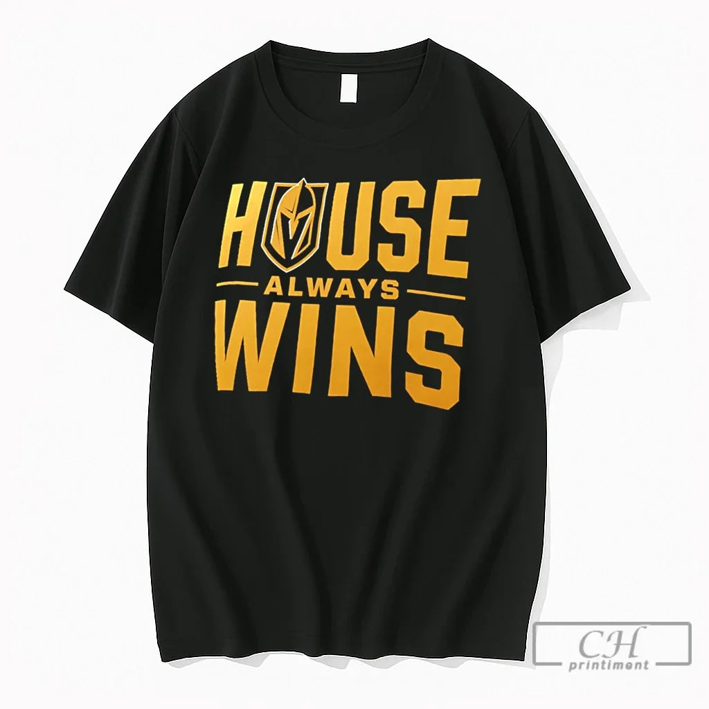 Premium Vegas Golden Knights House Always Wins - Adult & Kids T-Shirts, Sweatshirts & Hoodies apparel design preview 1