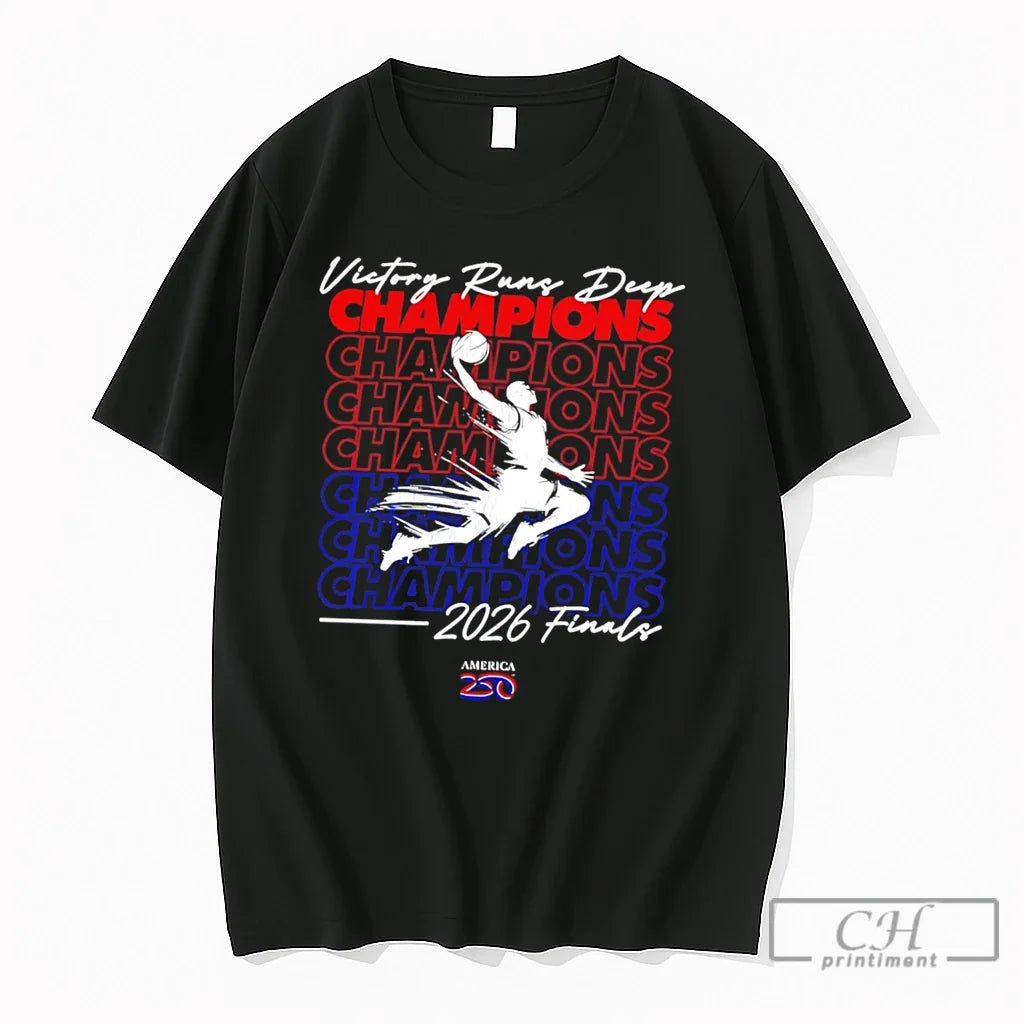 Premium Victory Runs Deep Champions 2026 Finals - Adult & Kids T-Shirts, Sweatshirts & Hoodies apparel design preview 1