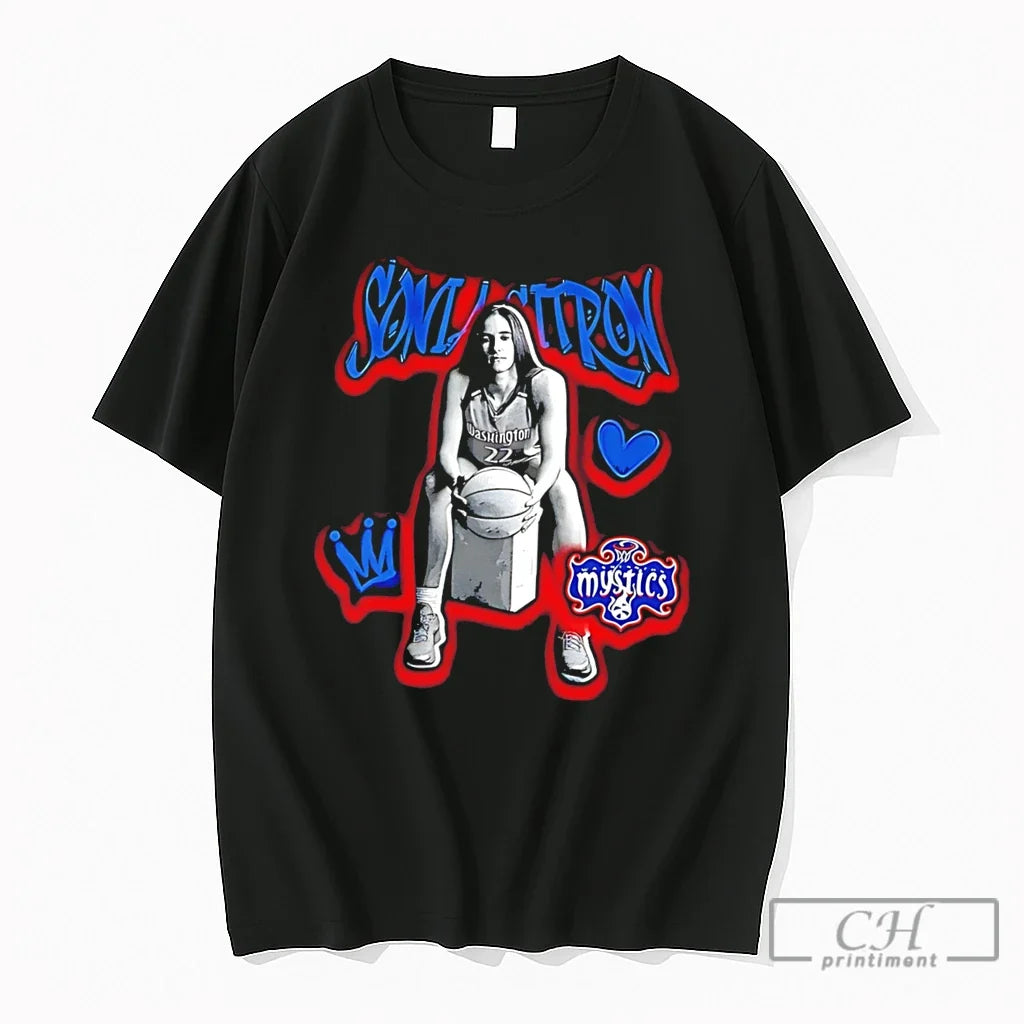 Premium Washington Mystics Caitlin Clark Retro - Adult & Kids T-Shirts, Sweatshirts & Hoodies apparel design preview 1