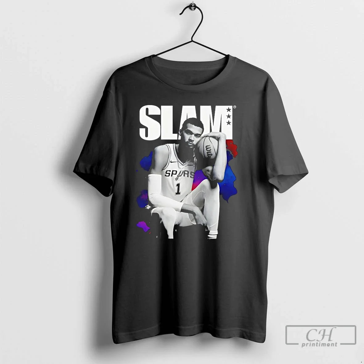 Premium Wemby Victor Wembanyama Spurs Vintage - Adult & Kids T-Shirts, Sweatshirts & Hoodies apparel design preview 1