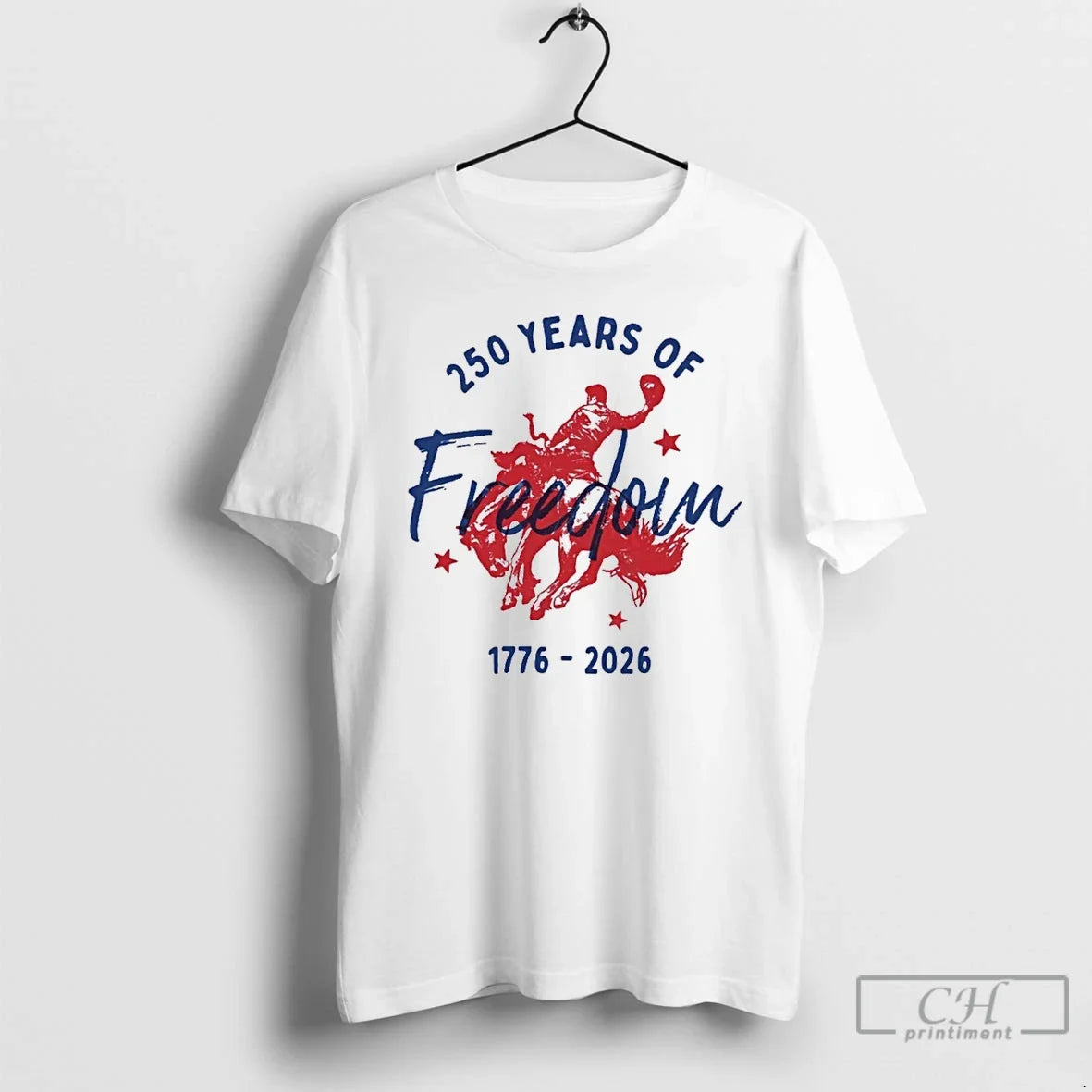Premium Western Trendy 250 Years Freedom Fourth Of - Adult & Kids T-Shirts, Sweatshirts & Hoodies apparel design preview 1