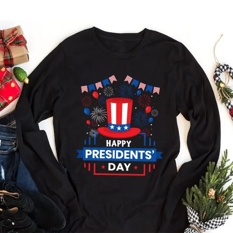 Presidents Day Happy 2025 - Adult & Kids T-Shirts, Sweatshirts & Hoodies apparel design preview 1
