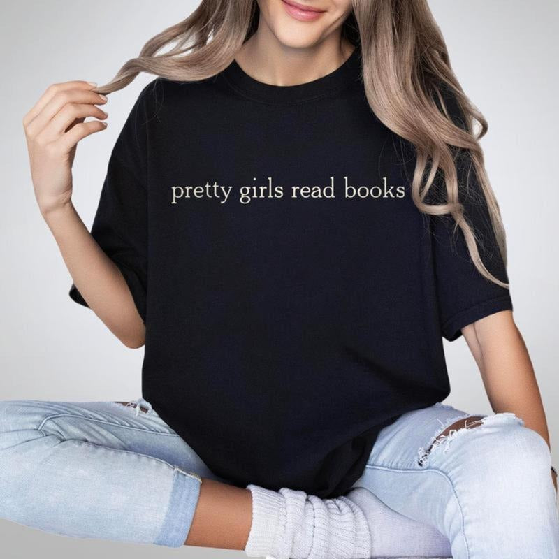 Pretty Read Books Comfort Bookish Minimalist Book - Adult & Kids T-Shirts, Sweatshirts & Hoodies apparel design preview 1