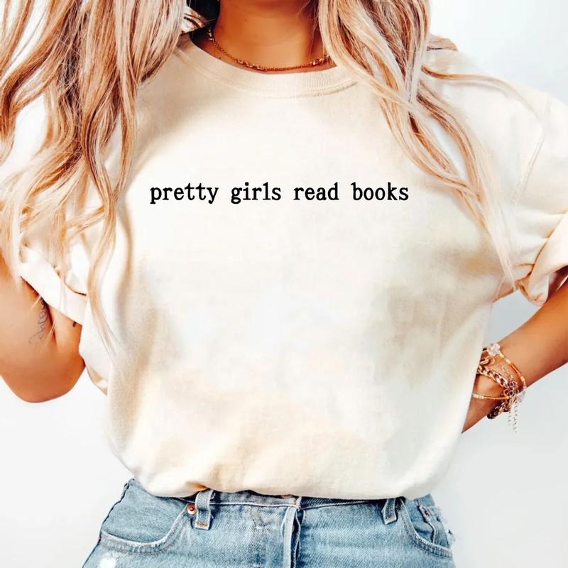 Pretty Read Books Bookish Minimalist Book Readers - Adult & Kids T-Shirts, Sweatshirts & Hoodies apparel design preview 1