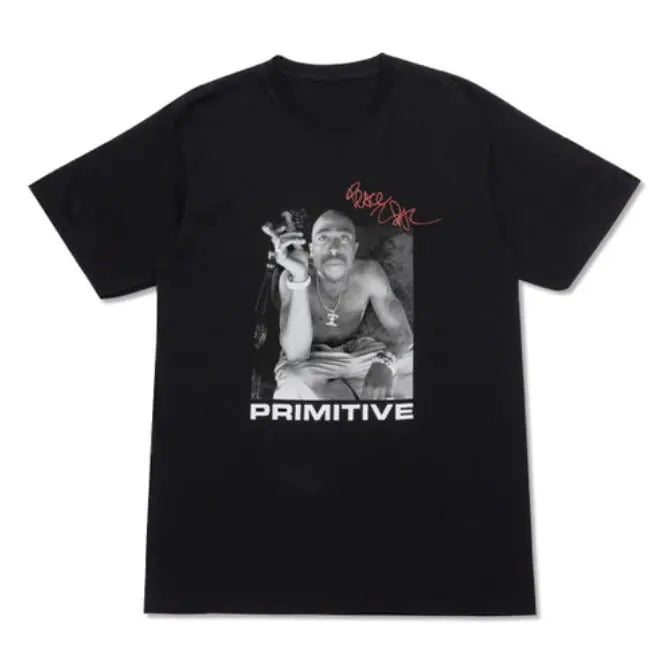 Primitive Skateboards X Tupac Smoke LEGEND Hip Hop - Adult & Kids T-Shirts, Sweatshirts & Hoodies apparel design preview 1
