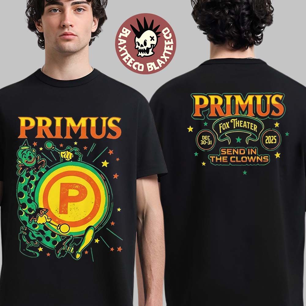 Primus 2025 New Years Eve Shows Merch In Oakland - Adult & Kids T-Shirts, Sweatshirts & Hoodies apparel design preview 1