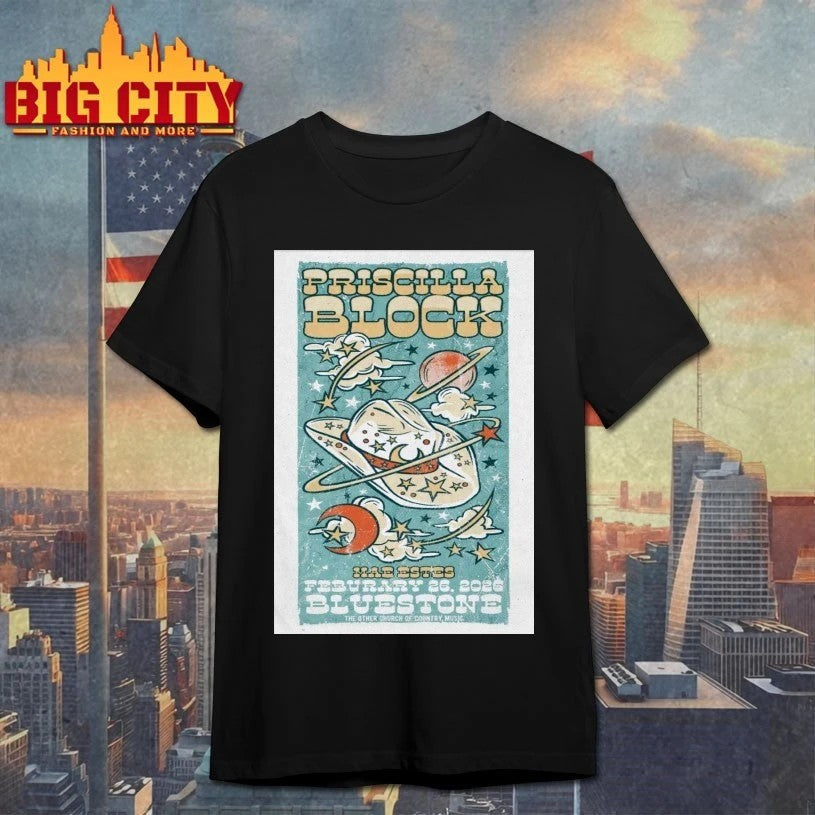 Priscilla Block Feb 26 2026 In Columbus OH Poster - Adult & Kids T-Shirts, Sweatshirts & Hoodies apparel design preview 1
