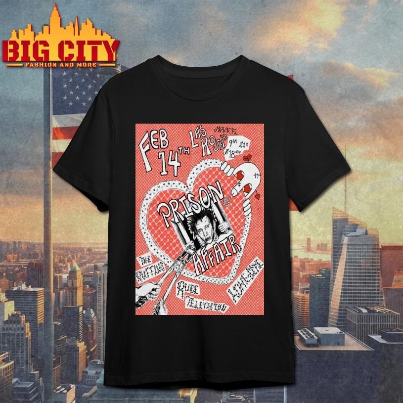 Prison Affair Tour Miami FL On Feb 14 2026 Poster - Adult & Kids T-Shirts, Sweatshirts & Hoodies apparel design preview 1