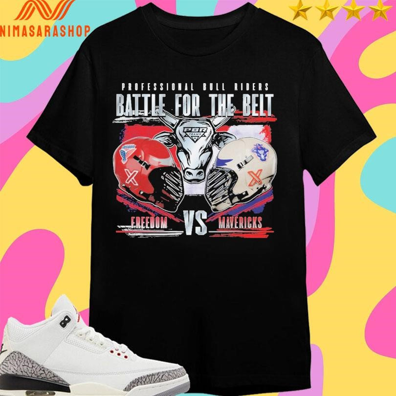 Professional Bull Riders Battle For The Belt Rivalry - Adult & Kids T-Shirts, Sweatshirts & Hoodies apparel design preview 1