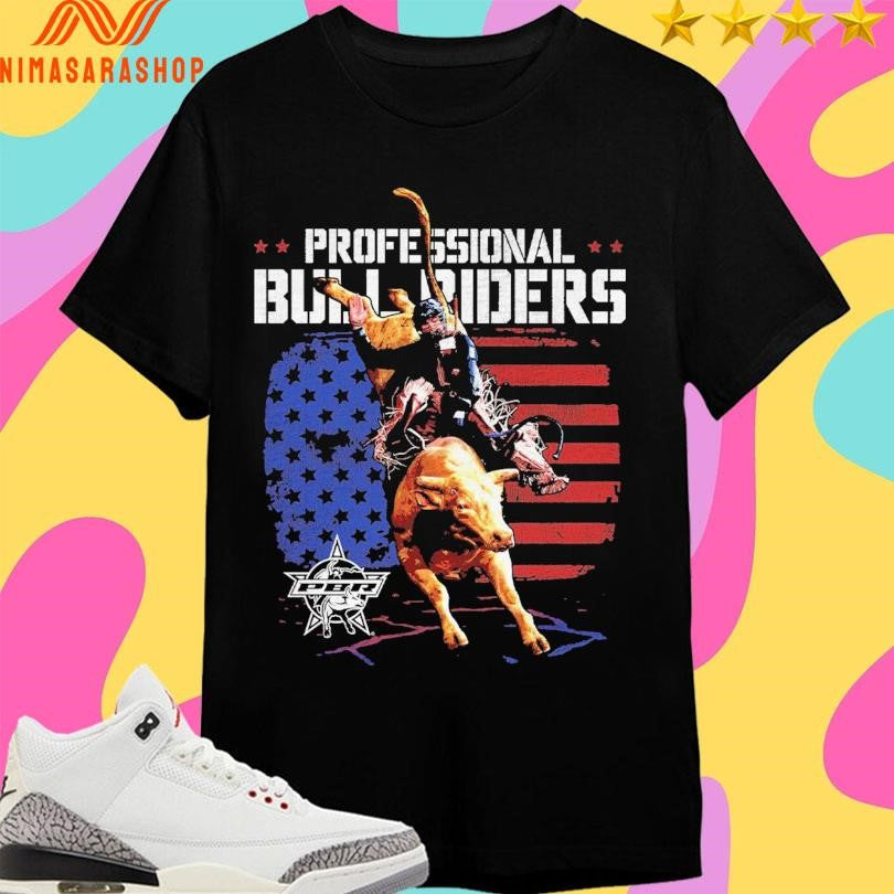 Professional Bull Riders Groundbreaking Patriot - Adult & Kids T-Shirts, Sweatshirts & Hoodies apparel design preview 1