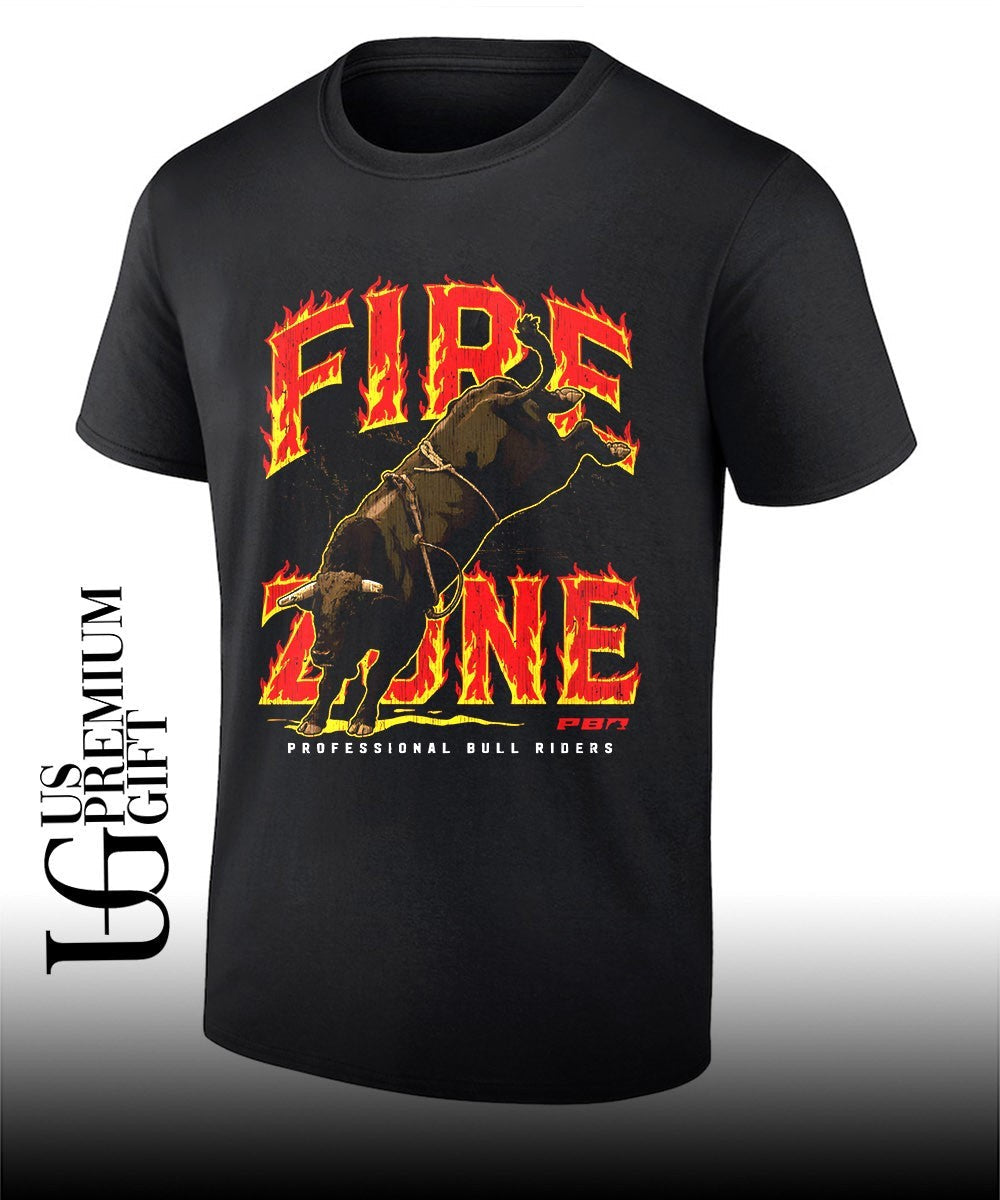 Professional Bull Riders PBR Fire Zone - Adult & Kids T-Shirts, Sweatshirts & Hoodies apparel design preview 1