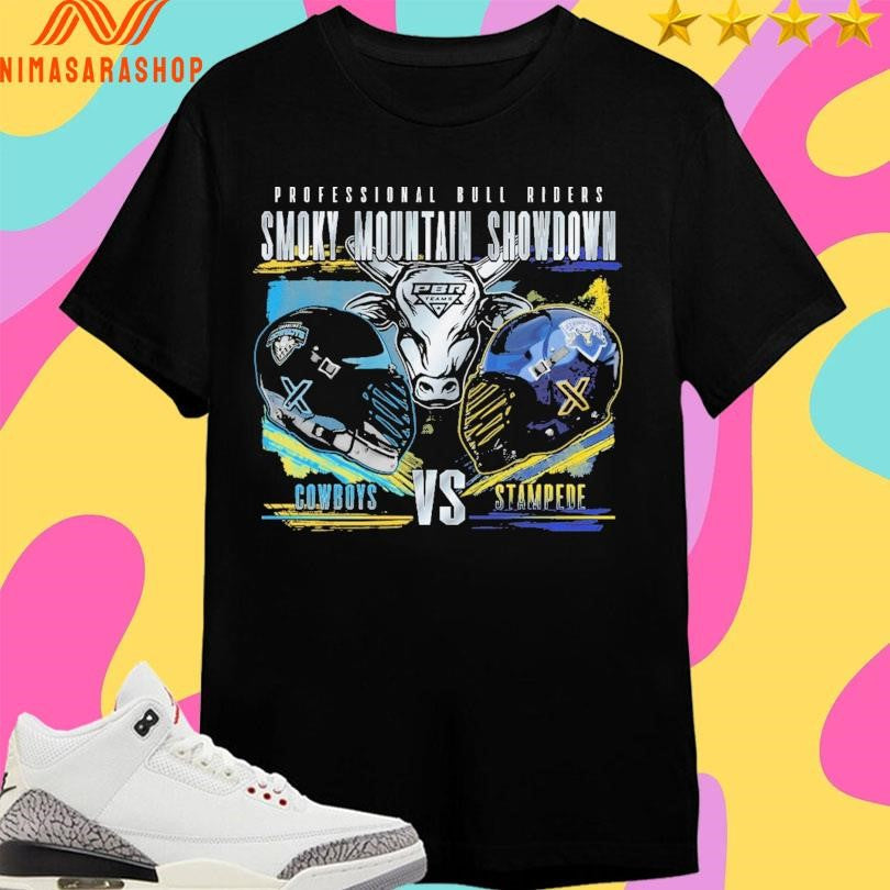 Professional Bull Riders Smoky Mountain Showdown - Adult & Kids T-Shirts, Sweatshirts & Hoodies apparel design preview 1