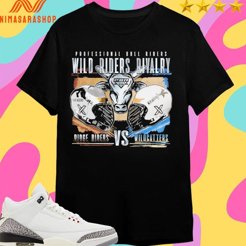 Professional Bull Riders Wild Rivalry Ridge Vs - Adult & Kids T-Shirts, Sweatshirts & Hoodies apparel design preview 1