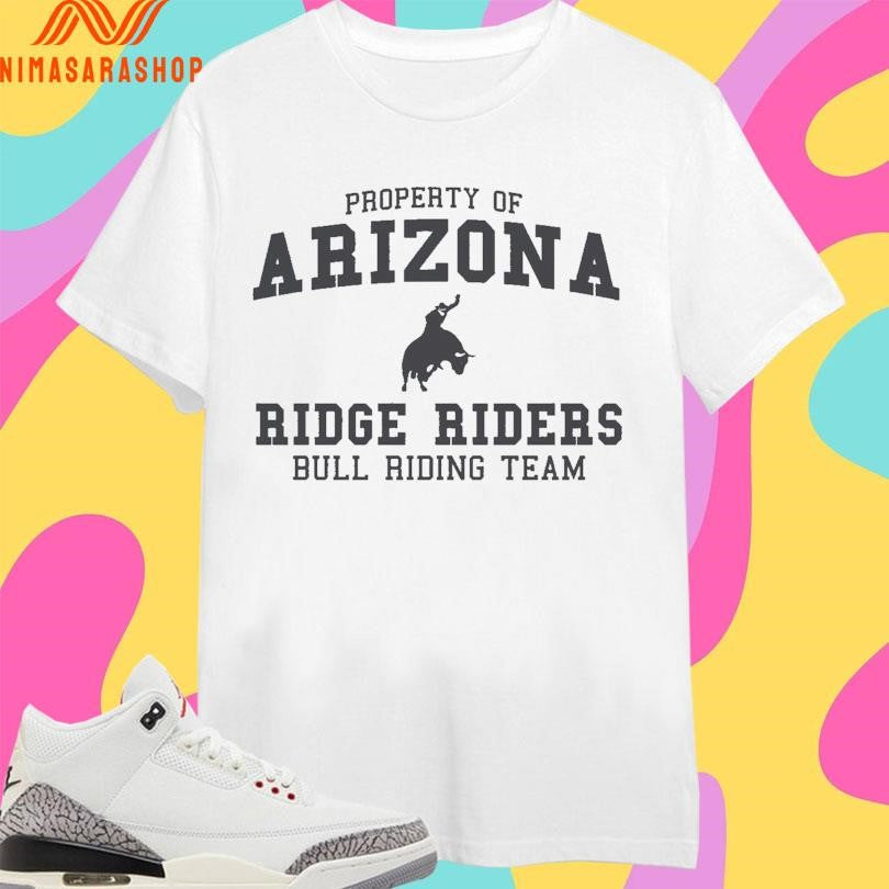 Property Of Arizona Ridge Riders Bull Riding Team - Adult & Kids T-Shirts, Sweatshirts & Hoodies apparel design preview 1