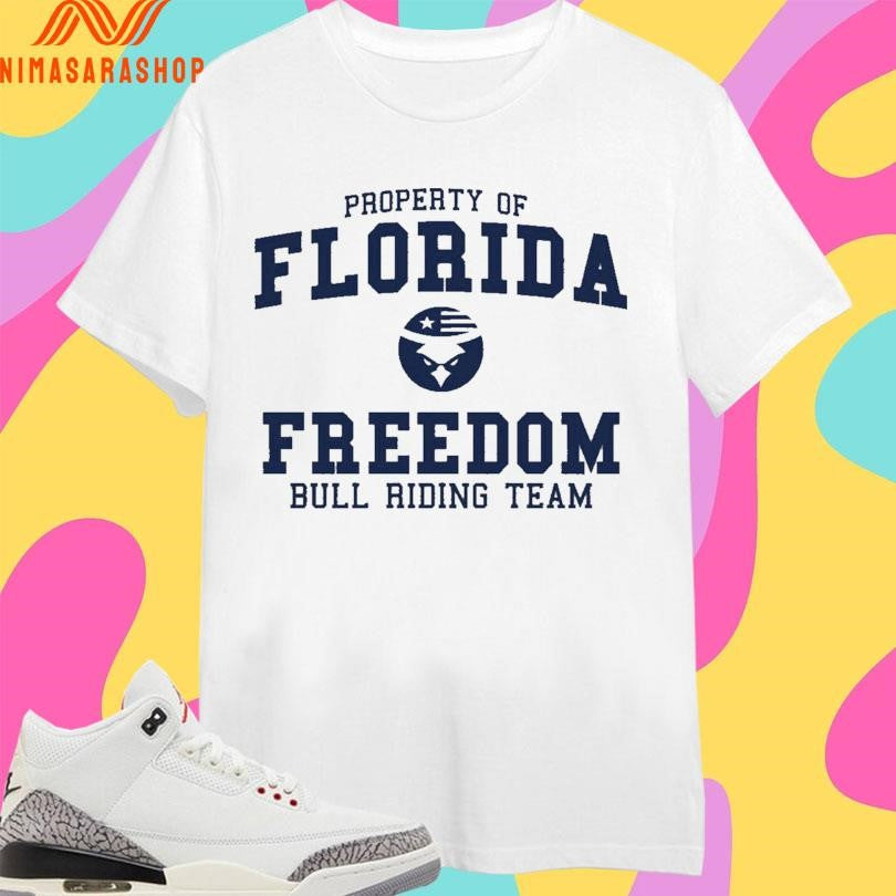 Property Of Florida Freedom Bull Riding Team - Adult & Kids T-Shirts, Sweatshirts & Hoodies apparel design preview 1