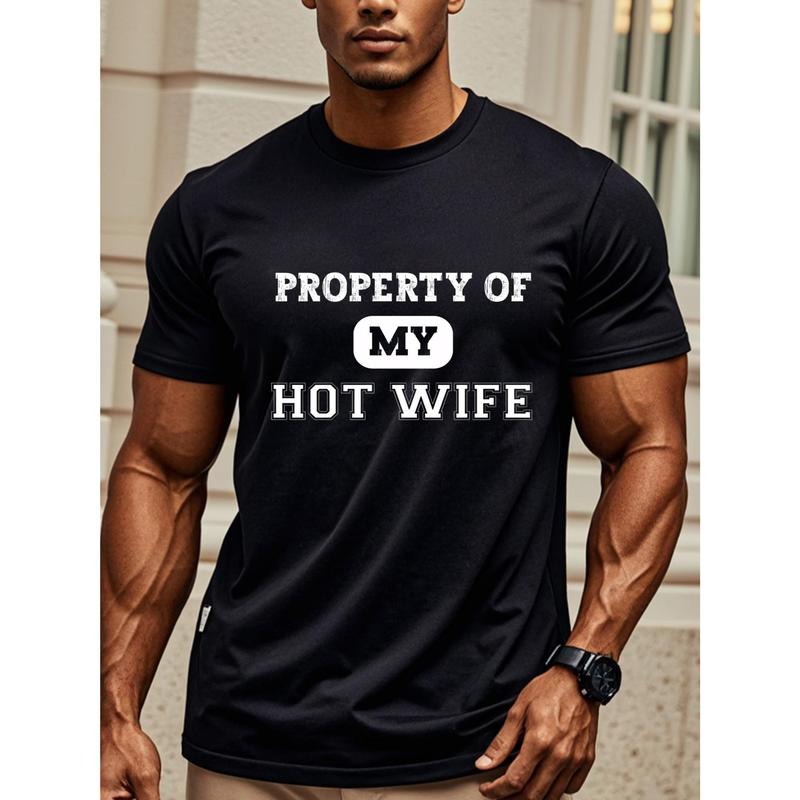 Property My Hot Wife Husband Crew Neck Graphicng - Adult & Kids T-Shirts, Sweatshirts & Hoodies apparel design preview 1