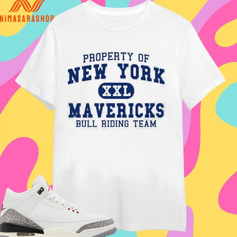 Property Of New York Mavericks Bull Riding Team XXL - Adult & Kids T-Shirts, Sweatshirts & Hoodies apparel design preview 1