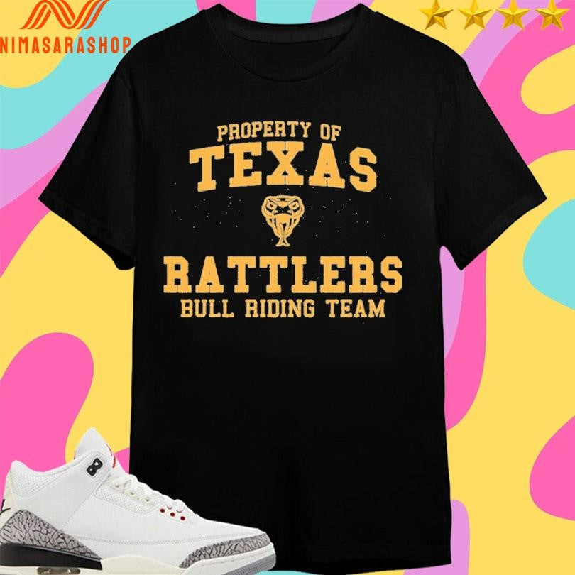 Property Of Texas Rattlers Bull Riding Team - Adult & Kids T-Shirts, Sweatshirts & Hoodies apparel design preview 1