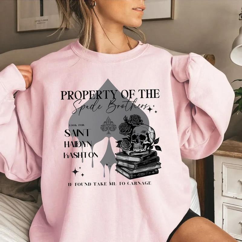 Property Spade Brothers Smut Carnage Dark Romance - Adult & Kids T-Shirts, Sweatshirts & Hoodies apparel design preview 1