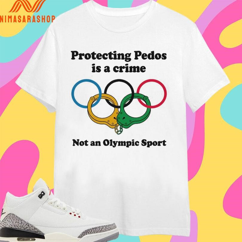 Protecting Pedos Is A Crime Not An Olympic Sport - Adult & Kids T-Shirts, Sweatshirts & Hoodies apparel design preview 1