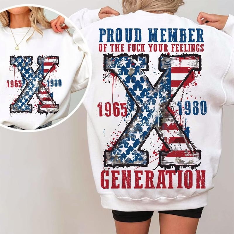 Proud Member Fck Your Feelings Generation Png 4th - Adult & Kids T-Shirts, Sweatshirts & Hoodies apparel design preview 1