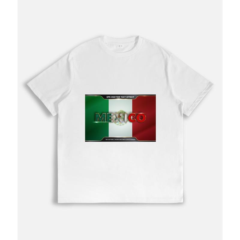 Proud Celebrating Mexican Identity: "Mexico" - Adult & Kids T-Shirts, Sweatshirts & Hoodies apparel design preview 1