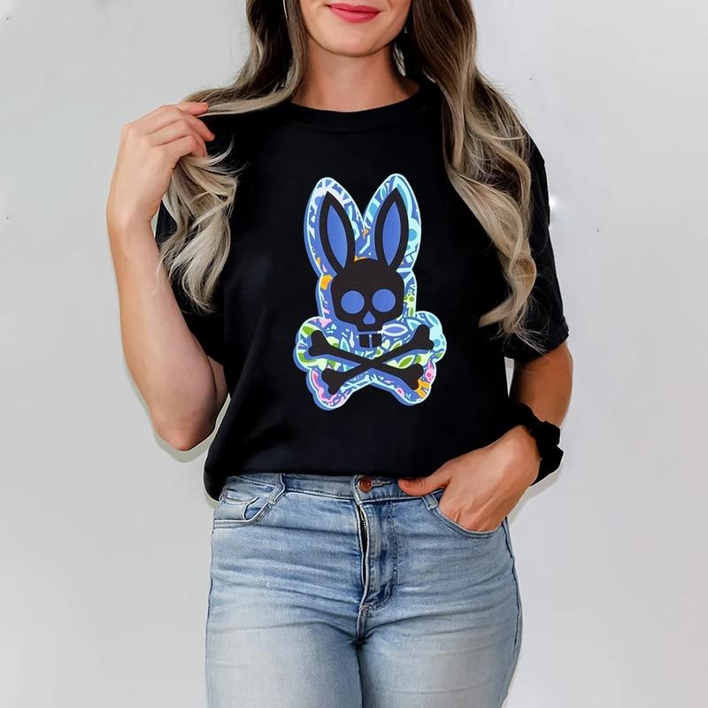 Psyyycho Clifton Bunny Y2k Vintage Top Streetwear - Adult & Kids T-Shirts, Sweatshirts & Hoodies apparel design preview 1
