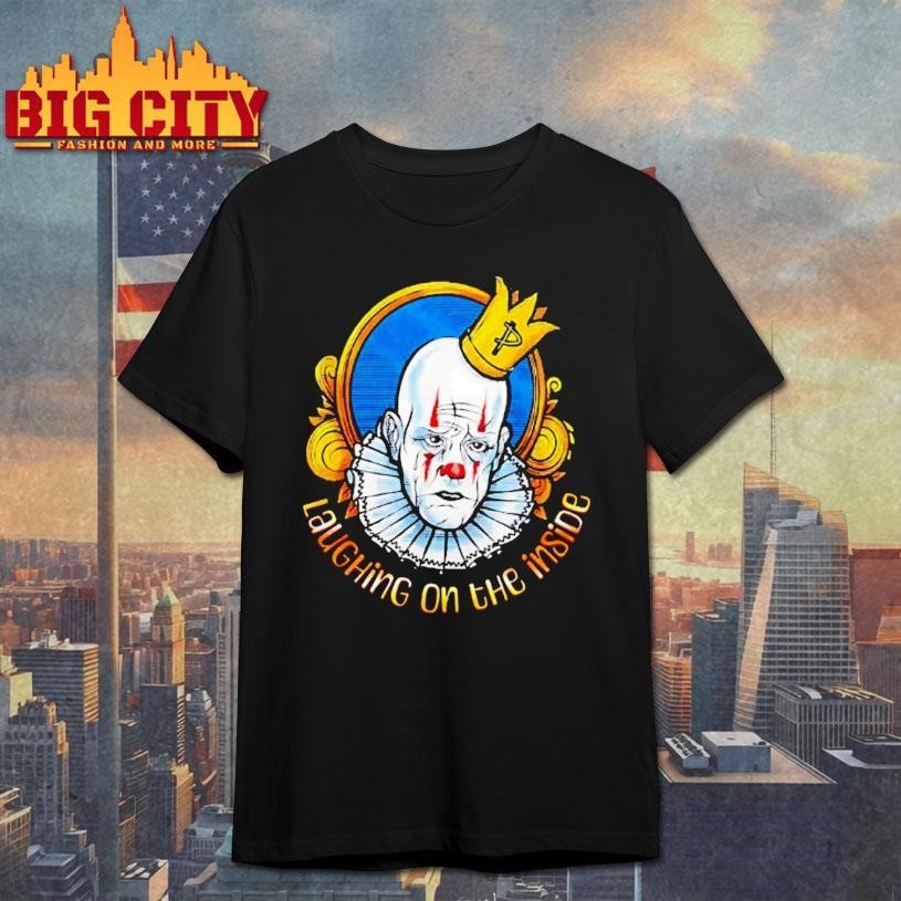 Puddles The Clown Is Laughing On Inside Where It - Adult & Kids T-Shirts, Sweatshirts & Hoodies apparel design preview 1