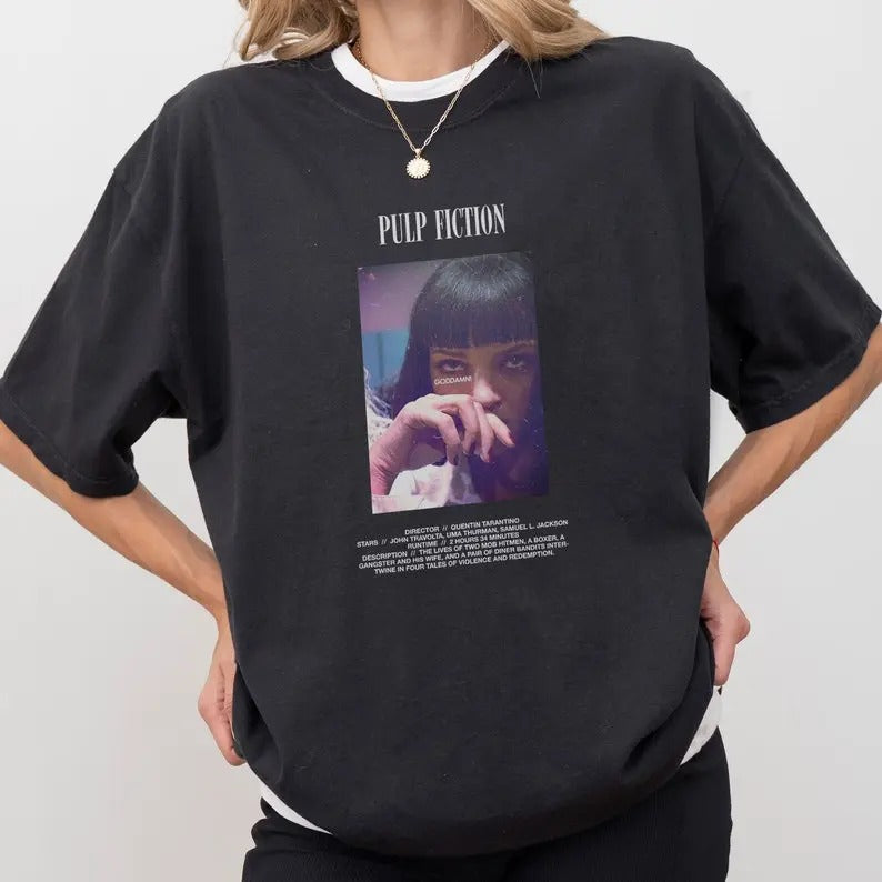 Pulp Fiction Retro Quentin Tarantino Movie Best - Adult & Kids T-Shirts, Sweatshirts & Hoodies apparel design preview 1