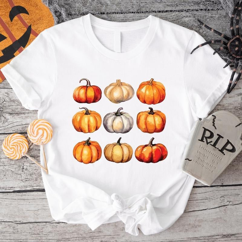 Pumpkin Fall Thanksgiving Matching Halloween Party - Adult & Kids T-Shirts, Sweatshirts & Hoodies apparel design preview 1