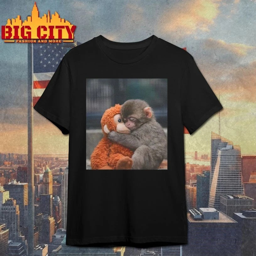 Punch Monkey Legend Ichikawa Zoo Icon Tribute Graphic - Adult & Kids T-Shirts, Sweatshirts & Hoodies apparel design preview 1