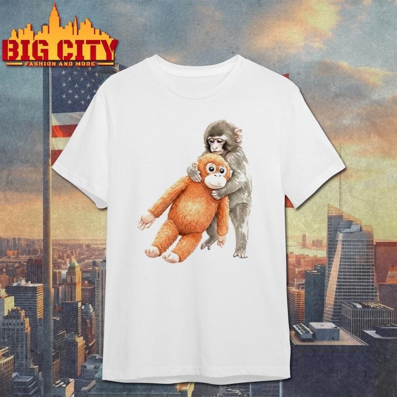 Punch The Monkey Viral Emotional Support Animal - Adult & Kids T-Shirts, Sweatshirts & Hoodies apparel design preview 1