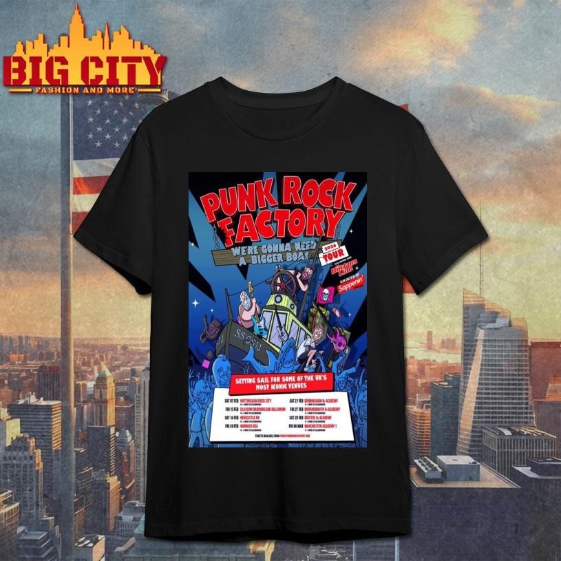 Punk Rock Factory February 2026 Poster - Adult & Kids T-Shirts, Sweatshirts & Hoodies apparel design preview 1