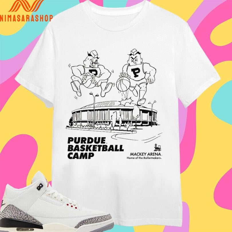 Purdue Boilermakers Basketball Camp Mackey Arena Home - Adult & Kids T-Shirts, Sweatshirts & Hoodies apparel design preview 1