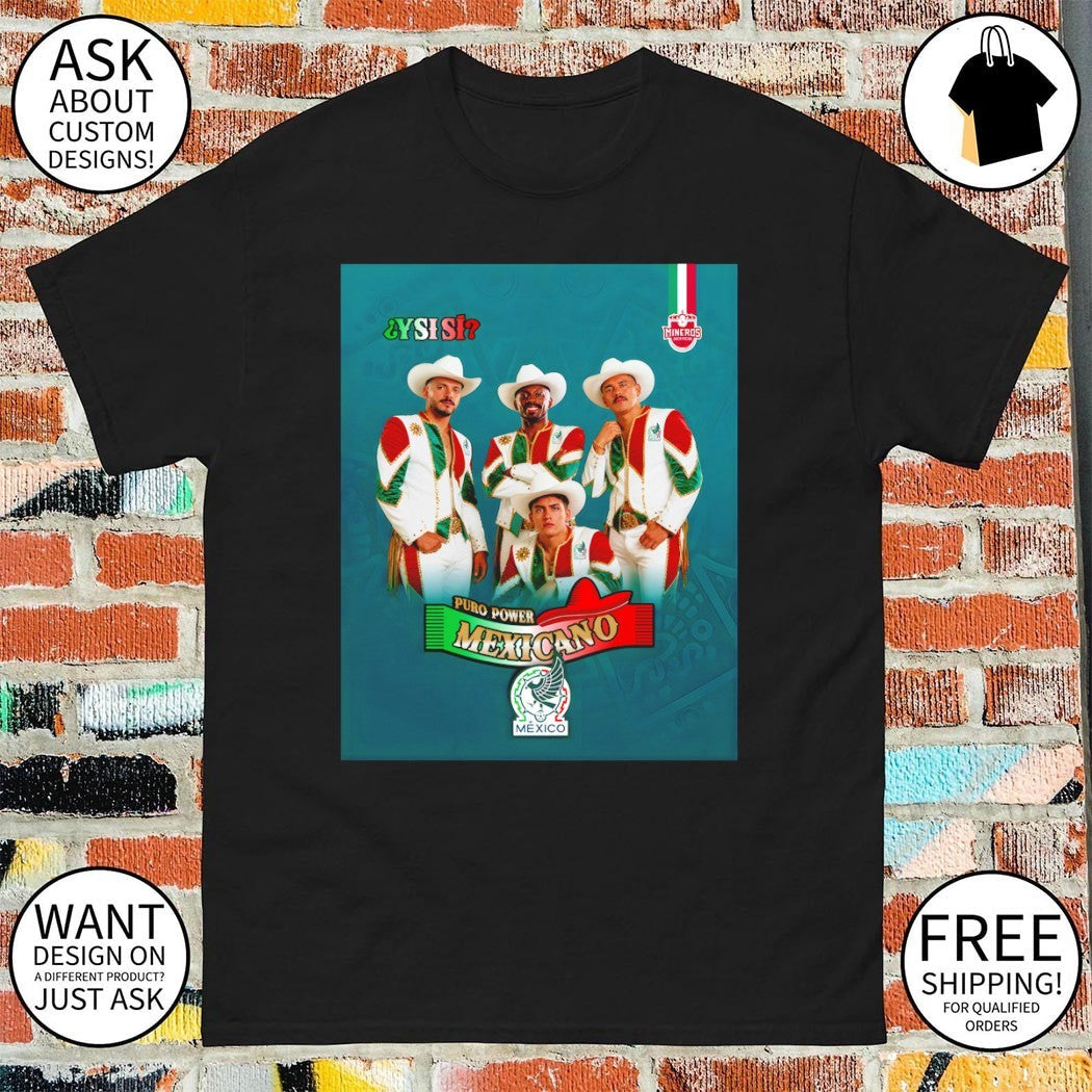 Puro Power Mexicano Mineros de Zacatecas Mexico - Adult & Kids T-Shirts, Sweatshirts & Hoodies apparel design preview 1